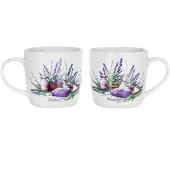 Banket Lavendel Mokkenset (2 stuks) - 360 ml Keramiek