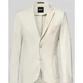 BOSS Slim fit colbert met viscose-aandeel model 'P-HANRY-J-WG-PK-261F'