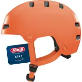 ABUS Fietshelm XOXO mono orange M - 54-58 cm - oranje - Geschikt voor gebruik op elektrische fietsen - stadsfietsen - 400 g