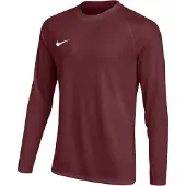 Nike Dri-FIT Park VIII Voetbalshirt Lange Mouwen Donkerrood Wit