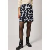 Street One Dames Gedessineerde rok - Blauw - 32