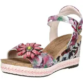 LAURA VITA Sandaal sering / zwart / wit