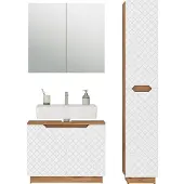 Vicco Badkamermeubelset Lotta, Wit, 3-delig