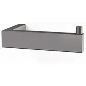 Zack WC Rolhouder Linea Grafiet 14,5 cm