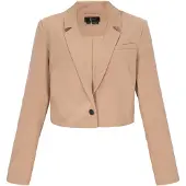 Faina Blazers donkerbeige