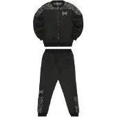 TAPOUT Trainingspak 'Roots Taptrack' donkerblauw / groen / zwart