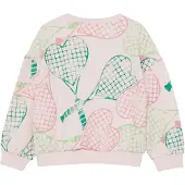 s.Oliver Sweatshirt groen / rosa / poederroze