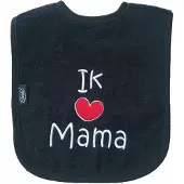 Funnies Zwarte slab met "Ik hou van mama"