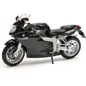 Welly BMW K1200 S Model Motor 1:18 - Zwart