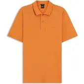 BOSS Black Pallas pique poloshirt oranje