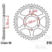JT Sprockets JTR816.45 Kettingwiel