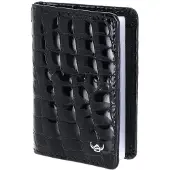 Golden Head Leren kaarthoes Cayenne RFID Protect Kartenetui 4431 Schwarz zwart