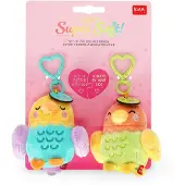 Legami 2-delige set plush sleutelhangers - Valentijn Limited Edition