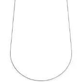 Lucleon Essentials | 1 mm Zilverkleurige Ketting met Slangenschakels