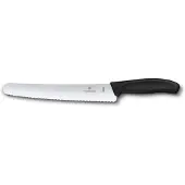Victorinox Swissclassic bakkersmes - 22cm - zwart