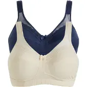 Bonprix Steun bh zonder beugels met gewatteerde bandjes (set van 2) maat 85