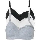 Bonprix Voedings bh zonder beugels (set van 3) met biologisch katoen maat 80