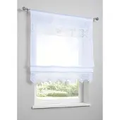 Bonprix Vouwgordijn met gehaakte boord maat h/b: 130/140 cm