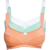Bonprix Bh zonder beugels (set van 3) met katoen 105