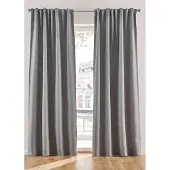 Bonprix Verduisterend gordijn met lichte structuur (2 stuks) maat H/B: 225/130 cm