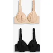 Bonprix Beugel bh met sierlijk kant (set van 2) maat 95