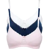 Bonprix Bh zonder beugels (set van 3) met katoen maat 90