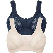 Bonprix Steun bh zonder beugels met gewatteerde schouderbandjes (set van 2) maat 85