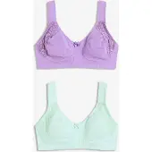 Bonprix T-shirt bh zonder beugels, met katoen (set van 2) maat 90