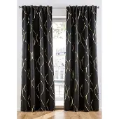 Bonprix Verduisterend gordijn met glanzende print (1 stuk) maat H/B: 245/130 cm