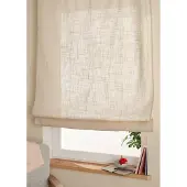 Bonprix Vouwgordijn in linnen look maat h/b: 140/100 cm