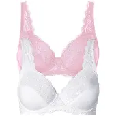 Bonprix Beugel bh met sierlijk kant (set van 2) maat 95