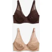 Bonprix Beugel bh met glanzend effect (set van 2) maat 85