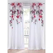 Bonprix Gordijnen van onderhoudsvriendelijke microvezel (2 stuks) maat H/B: 145/140 cm
