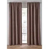 Bonprix Verduisterend gordijn met lichte structuur (2 stuks) H/B: 145/130 cm