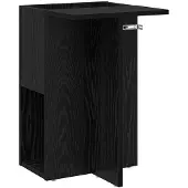 vidaXL Bijzettafel Zwart Eiken 35 x 40 x 55 cm Bewerkt hout