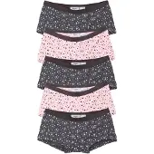 Bonprix Meisjes hipster met katoen (set van 5) maat 152/158