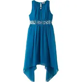Bonprix Chiffon jurk met pailletten maat 152