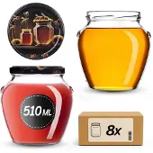 Kadax Amphora Pot Ø82 510ml + Deksel Ø82 M-0