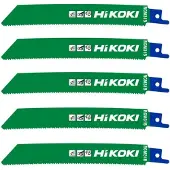 HiKOKI Schrobzaagbladen Rcm31B Gebogen 150Mm 14Tpi (5 Stuks) Metaal 752676