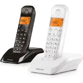 Motorola Draadloze Telefoon S1202 Dect Duo Mix Black&white (s1202wb)
