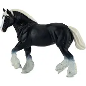 Mojo Fun Horse World Zwarte Clydesdale Paard - 381083