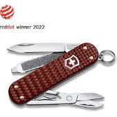 Victorinox Classic SD Precious Alox, Hazel Brown 0.6221.4011G Zwitsers zakmes