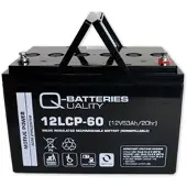 Q-Batteries 12LCP-60 LCP 12V 63Ah AGM