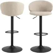 Ebuy24 barkruk (set van 2) Elin