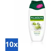 Palmolive Douchecreme Naturals Olijf & Melk 250 ml - Bulkverpakking - 10 stuks