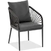 Niehoff Pino design stoel aluminium 2 stuks