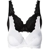 Bonprix Beugel bh met sierlijk kant (set van 2) 105