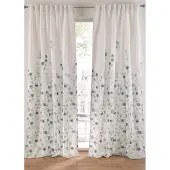 Bonprix Gestructureerd gordijn met bloemenprint (1 stuk) H/B: 145/135 cm