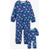 Bonprix Pyjama onesie en poppen onesie van biologisch katoen (2-dlg. set) 116/122