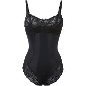 Bonprix Medium corrigerende body met kant maat 52